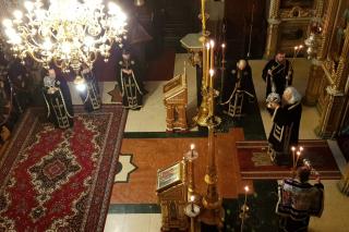 Sfânta Liturghie a Darurilor mai înainte sfinţite la Catedrala Mitropolitană din Iaşi