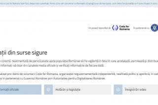 Informați-vă numai din surse oficiale: COVID-19 Știri Oficiale, platforma online de informații sigure
