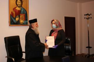 Aparat pentru tratarea pacienţilor bolnavi de COVID-19, donat Spitalului din Craiova