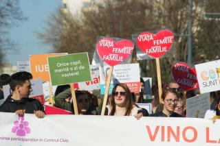 Marșul pentru viață 2020 în Episcopia Huşilor