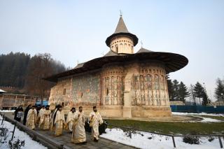 Cinstirea Sfântului Cuvios Daniil Sihastrul la Mănăstirea Voroneţ