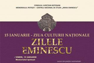 „Zilele Eminescu” la Memorialul Ipotești