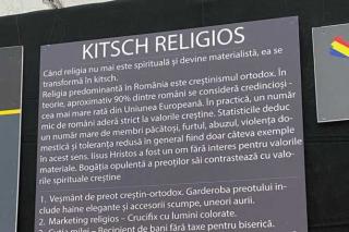 Vasile Bănescu spune prin ce păcătuiește „chinuitul text anticlerical” afișat la „Muzeului Kitsch-ului” dintr-un mall bucureștean