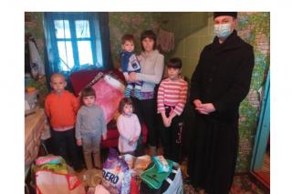 Acţiune filantropică în satul Plopu Ştiubei, raionul Căuşeni