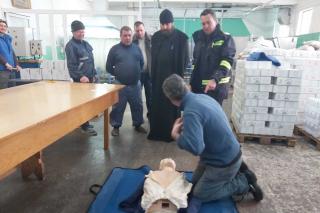Exemplificarea acordării măsurilor de prim ajutor, la Fabrica de lumânări „Sfântul Mina”