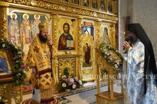 Liturghie arhierească la hramul paraclisului Mănăstirii Sihăstria Râșcăi