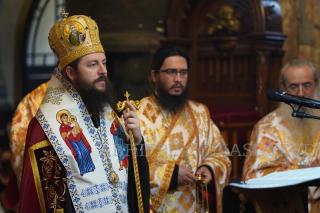 Denia Acatistului Bunei Vestiri la Catedrala Arhiepiscopală din Suceava, în a cincea săptămână din Marele Post