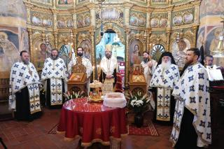Slujiri arhierești la biserica Spitalului de Copii Botoșani, la Mănăstirea Popăuți și la Mănăstirea Coșula