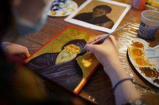 (Video) Taberele de iconografie bizantină de la Mănăstirea Sihăstria-Neamț