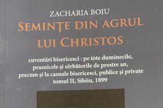 Un alt volum Zaharia Boiu a văzut lumina reeditării