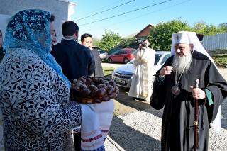 Liturghie arhierească în Parohia Romanovca, Protopopiatul Ungheni
