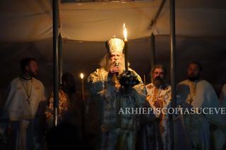 Bucuria Învierii Domnului la Catedrala Arhiepiscopală din Suceava