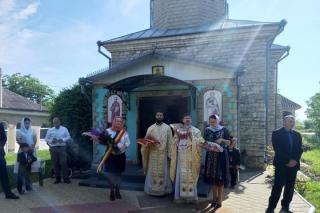 Slujbă arhierească în Parohia Sloveanca - Sângerei