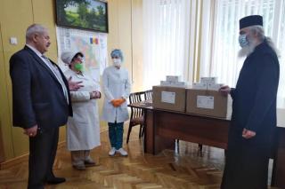 Donaţie măşti pentru Spitalul Clinic din Bălţi