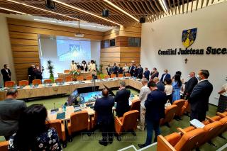 Sala Unirii din cadrul Consiliului Județean Suceava a fost sfințită