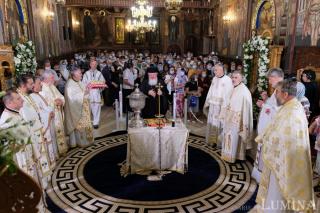 Sfinţirea picturii bisericii Parohiei „Naşterea Maicii Domnului” Ghencea