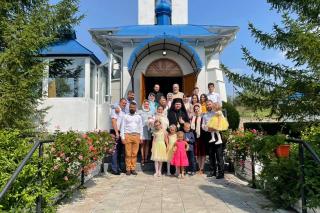 Liturghie arhierească la Mănăstirea Ulmu