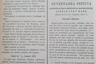 Discursul studentului A.D. Xenopol la Putna,  de o uimitoare actualitate și după 150 de ani