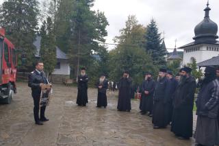 Instructaj PSI la Mănăstirea Sihăstria