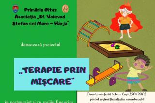 „Terapie prin mișcare” la Asociația „Sfântul Voievod Ștefan cel Mare” - Hârja