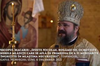 (Video) „Sfinte Nicolae, rugămu-ne, ocrotește tinerele mlădițe care se află în primejdia de a fi murdărite și înghițite în mlaștina necurăției!” – PS Macarie