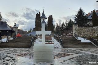 (Foto) Praznicul Botezului Domnului la Mănăstirea Sihăstria – 6 ianuarie 2022