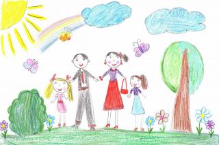 familie desenată