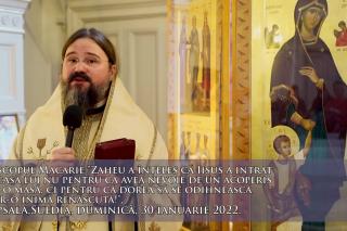 (Video) „Iisus a intrat în casa lui Zaheu ca să se odihnească într-o inimă renăscută” – PS Macarie