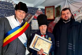 Un veteran de război din comuna Concești a împlinit 100 de ani