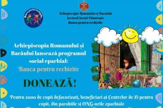 Lansarea programul social eparhial „Banca pentru rechizite”