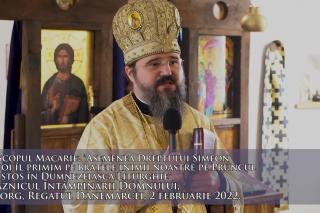 (Video) „Asemenea Dreptului Simeon și noi îl primim pe brațele inimii noastre pe Pruncul Hristos în Dumnezeiasca Liturghie" – PS Macarie