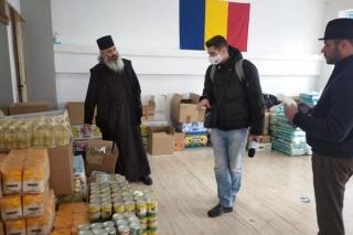 Produse alimentare pentru refugiații ucraineni din partea Episcopiei de Bălți
