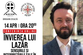 Bogdan Tătaru-Cazaban, invitatul unei noi conferințe duhovnicești organizate de ASCOR Alba Iulia