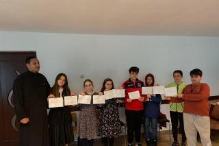 Cateheză pentru copii în Parohia Lazaret din Bacău