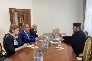 PS Veniamin a primit vizita Ambasadorului României în Republica Moldova
