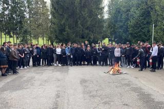 Instructaj PSI-SU la Seminarul Teologic Liceal Ortodox „Veniamin Costachi“ de la Mănăstirea Neamț