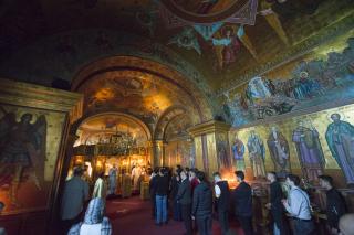 PS Părinte Nichifor Botoșăneanul s-a rugat împreună cu studenții teologi