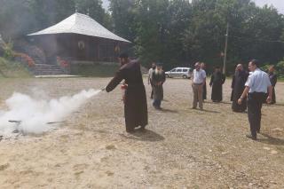 Instructaj în domeniul Situațiilor de Urgență pentru viețuitorii Mănăstirii Sangeap Basaraba