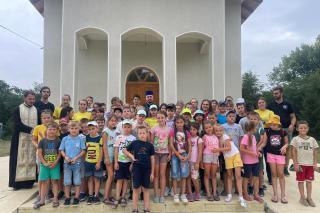 Tabăra din pridvorul satului în Parohia Taraclia de Salcie
