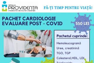 Evaluare post-Covid Cardiologie la Spitalul Providența al Mitropoliei Moldovei și Bucovinei