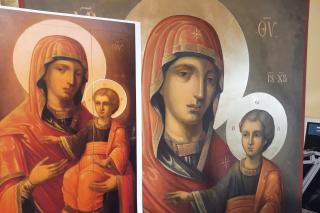 O copie a icoanei Maicii Domnului Prodromița a fost adusă la Schitul Pocrov