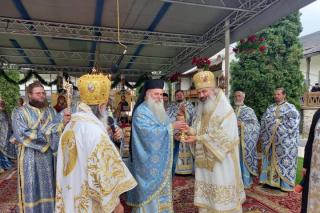 Pelerini din Episcopia de Bălți, la serbarea celui de-al doilea hram al Mănăstirii Secu