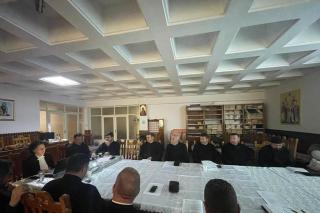 Ședință de lucru pentru întocmirea monografiei Protoieriei Bacău