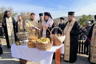Parcela eroilor români din Tomai, sfinţită de către PS Veniamin