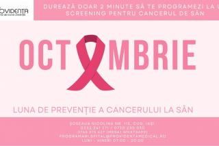 Campania de Screening Cancer la Sân – Arată că îți pasă de tine și familia ta!