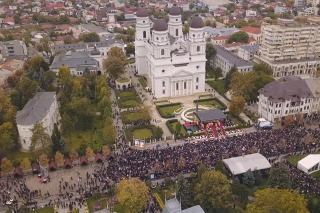 (Video) Așa s-a văzut de sus Ziua Sfintei Cuvioase Parascheva – 14 octombrie 2022