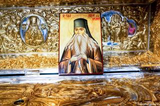 icoana cu Sfântul Cuvios Paisie de la Neamț