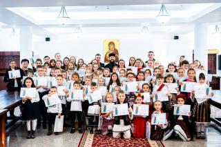 Festivitatea de premiere a câștigătorilor celei de-a doua ediții a Concursului național de recitare „Glas de copil – Maica Domnului, Darul lui Dumnezeu pentru oameni”