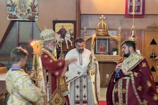 Priveghere de noapte  la Catedrala Episcopală „Sfântul Mare Mucenic Gheorghe”  din Saint-Hubert, QC