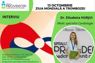 13 octombrie – Ziua Mondială a Trombozei